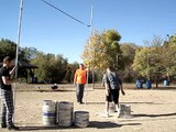 Jay Keg toss 25, 25, 30, 40, and 50 lb. kegs
