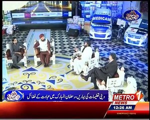 Dr. Fowzia on Metro1 Iftar Show - highlights