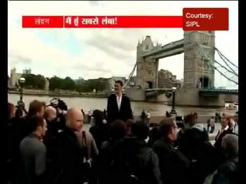 8 foot 1 inch Sultan Kosen crowned world's tallest man