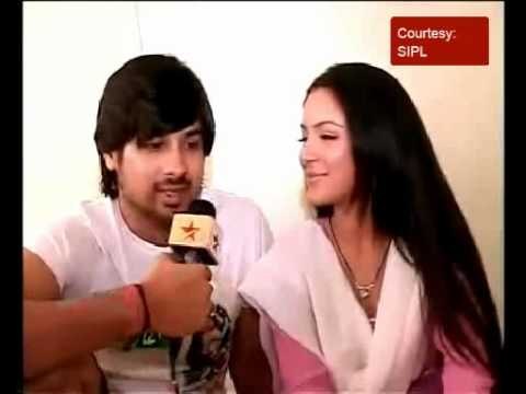 Yug-Vrinda on the sets of 'Tujh Sang Preet Lagai Sajna'