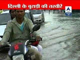 Download Video: Season's heaviest rains halts Delhi; massive traffic jams, water logging in many areas ‎