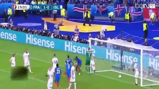 اهداف مبارات فرنسا وايسلندا 4-0 - تعليق علي محمد علي - يورو 2016 بفرنسا - شاشه كامله - 3-7-2016