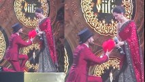 IIFA Rocks 2016_ After Ranveer Singh Fawad Khan Goes Down On His Knees For Deepika Padukone !!