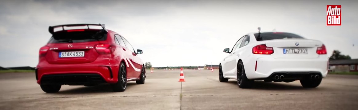 VÍDEO: Drag Race en vídeo: Mercedes AMG A 45 vs BMW M2