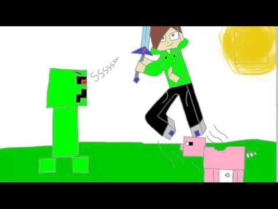 SpeedArt- Creeper Fight