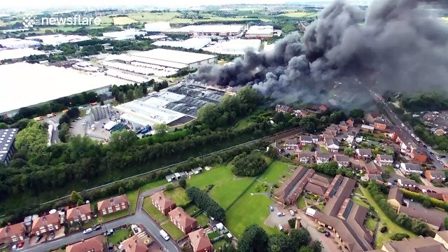 Large fire erupts at Wakefield Morrisons supermarket
