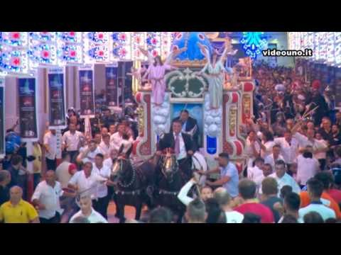 strappo del carro 2016 festa della bruna a matera RALLENTATO