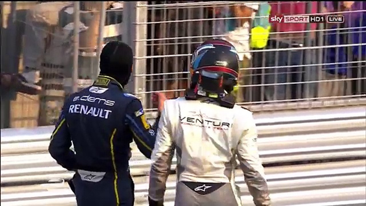 Accident Nick Heidfeld vs Nicolas Prost