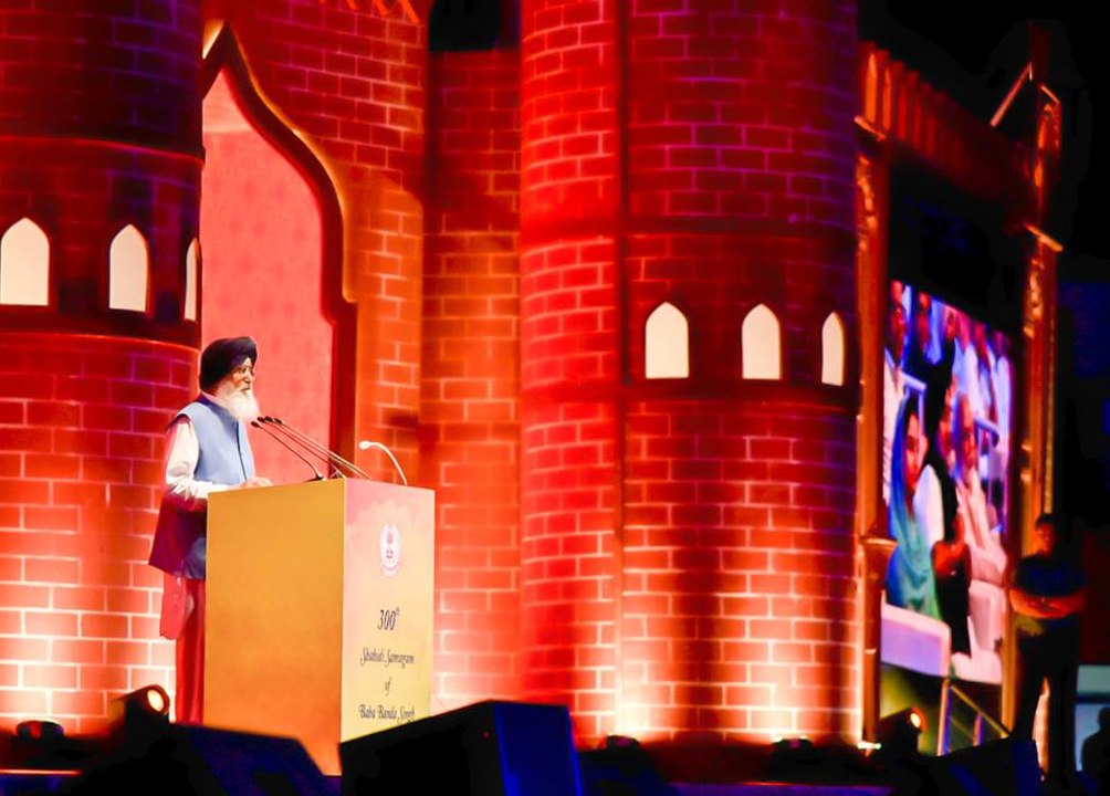 Cm Badal calls upon people to follow life and philosophy of baba banda singh bahadur