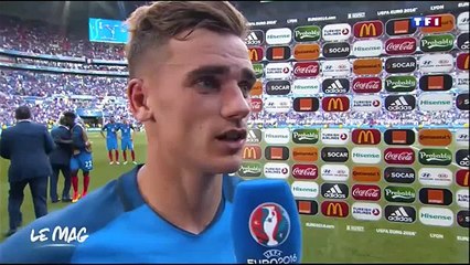 France v Republic of Ireland - Post Match Interview - Antoine Griezmann (26/6/16) (See description)