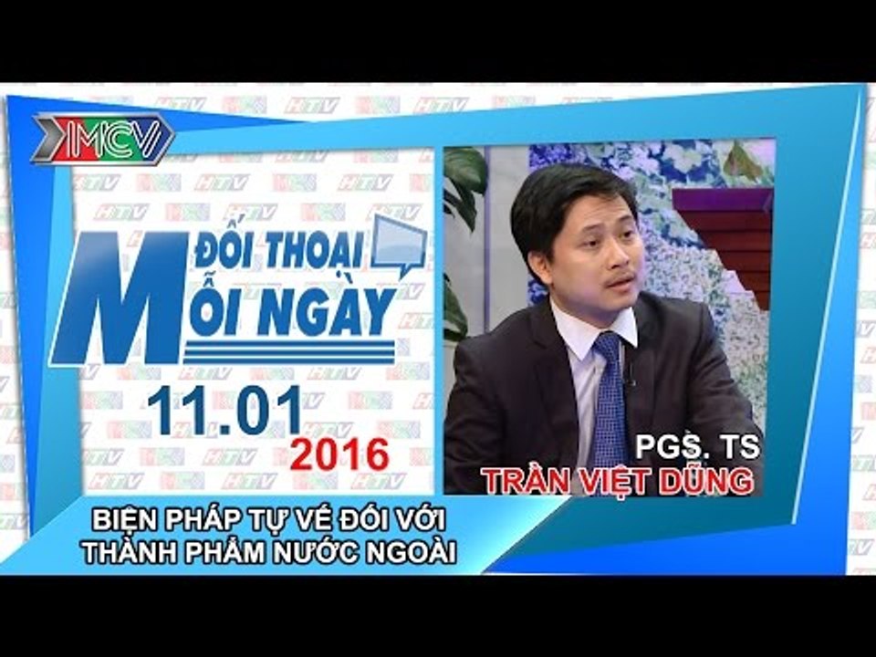 Biện pháp tự vệ đối với thực phẩm nước ngoài - PGS.TS. Trần Việt Dũng | ĐTMN 110116
