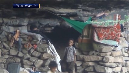 عشرات الأسر اليمنية تنزح لجبال مريس بالضالع