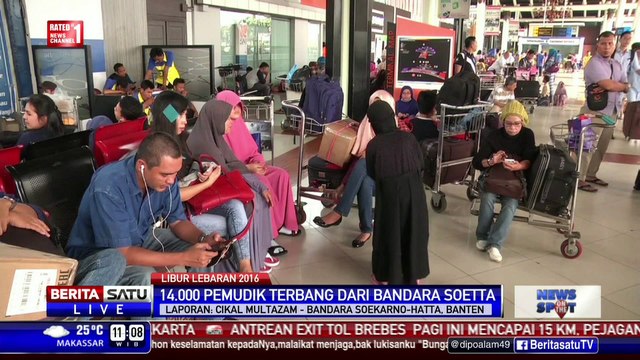 14 Ribu Penumpang Memadati Bandara Soekarno Hatta