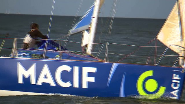 Solitaire Bompard Le Figaro - Départ depuis le bateau Direction de course