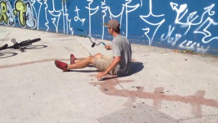 BMX Rider Breaking The Bike's Fork | Venda Seu Vídeo