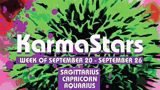 (Sagittarius to Pisces) September 20  September 26 : KarmaStars