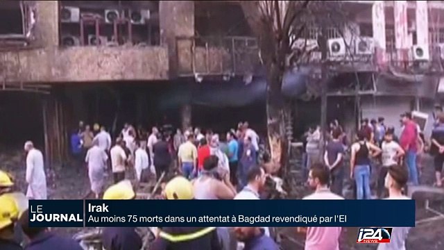 Irak: 75 morts dans un attentat à Bagdad revendiqué par Daesh