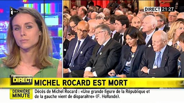 Ému, Manuel Valls rend hommage à Michel Rocard sur iTélé - Regardez