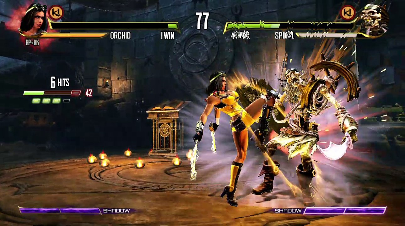 Killer Instinct Orchid takes on pirate Spinal
