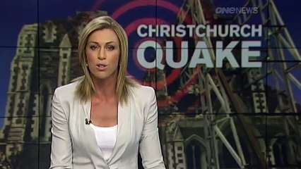 2011-12-23 - ONE NEWS - QUAKE SHAKES TVNZ NEWSROOM