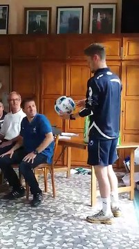 Remerciements à Eric de la part du club