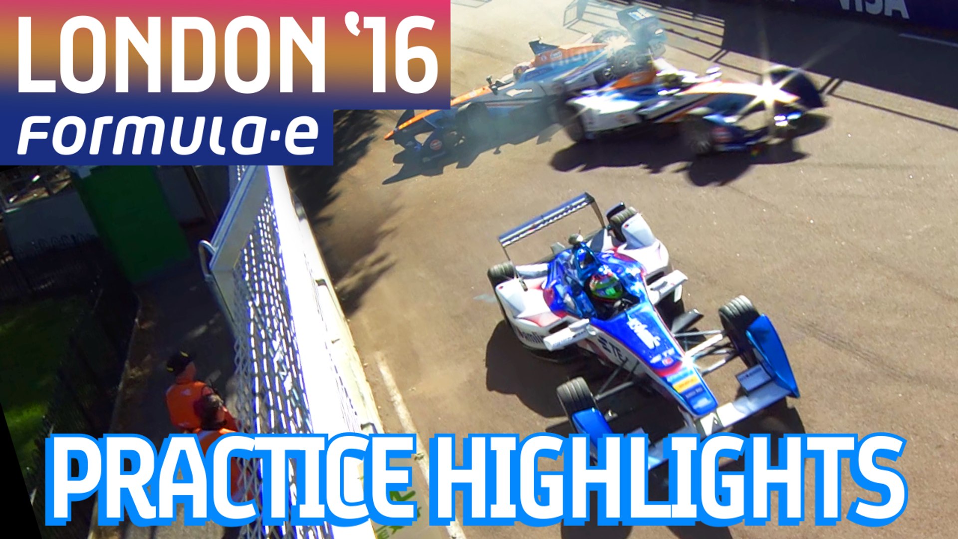 All-Action London 2016 Free Practice Highlights (Sun) - Formula E