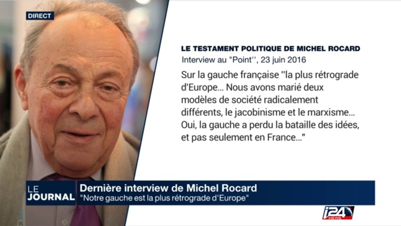 Disparition de Michel Rocard: retour sur sa carrière