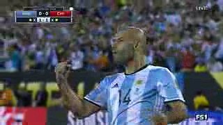 Chile 4-2 Argentina Tie Breaker Copa AMerica 2016 Final - Messi Miss