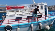 Les bateaux à Paros