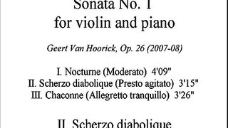 Violin Sonata No. 1, Op. 26 - II. Scherzo diabolique