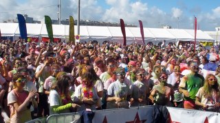 Calais : la Holi Run a rassemblé environ 1400 coureurs