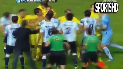 Brutal Tackle with red card ● Dirty Football Moments