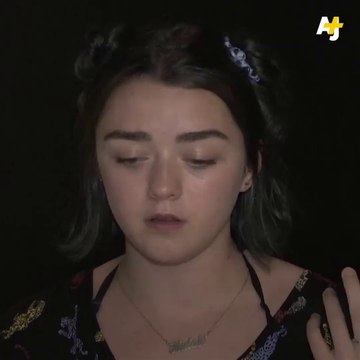 Game of Thrones cast members visit refugee camps in Greece.