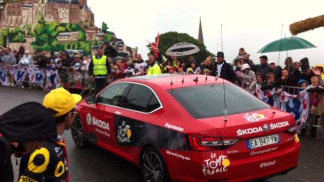 Le Tour passe une deuxième fois devant le Mont-Saint-Michel