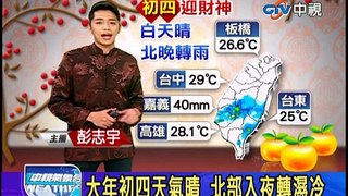中視新聞》春節天氣反常！南部下雷雨 台中飆29℃