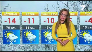 TV7 weather - Bozhana Filipova - 28.12.2014 (19:25h)