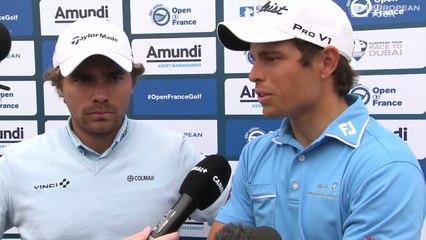 Golf - ODF : Langasque et Saddier réagissent après leur dernier tour à l'Open de France