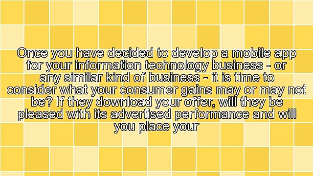 Information Technology And Mobile App Marketing