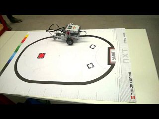 The robot investigating pipes