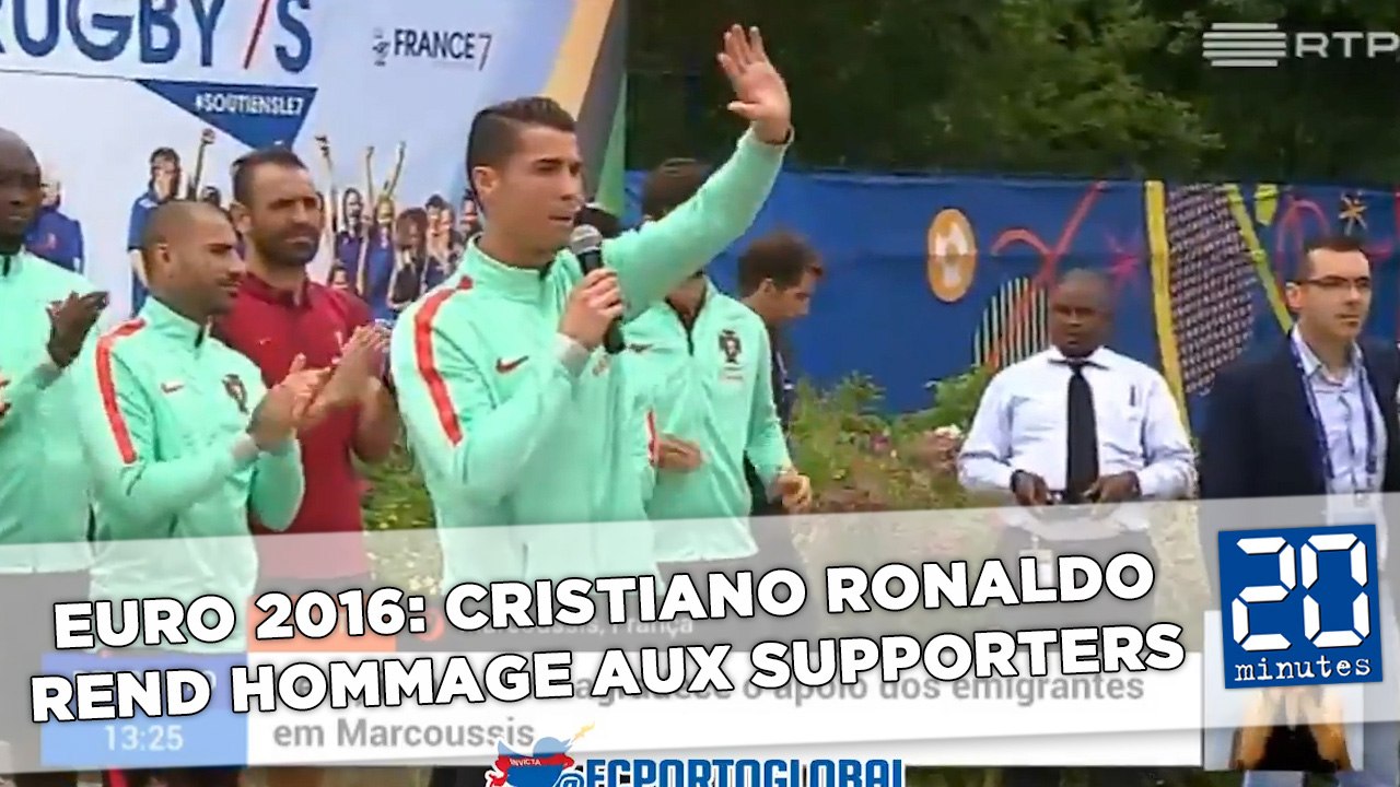 Euro 2016: Cristiano Ronaldo rend hommage aux supporters