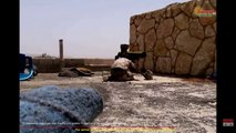 Поражение террористом Ан-Нусра джипа Сирийской армии ракетой Фагот