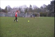 amazing free kick/goal by 15 year old!