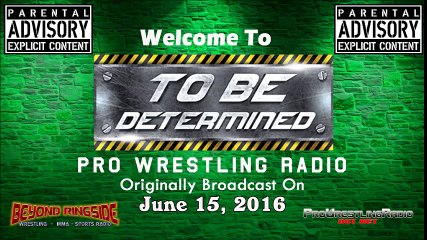 The To Be Determined Radio Show Replay - June 29, 2016