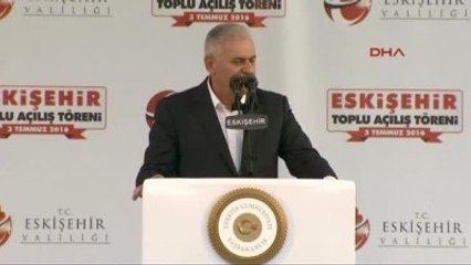 Eskişehir Başbakan Yıldırım Toplu Açılış Töreninde Konuştu
