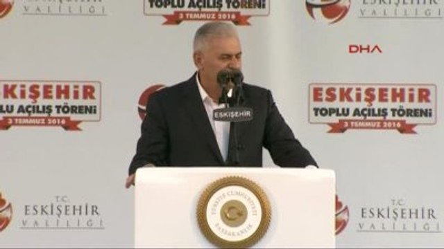 Eskişehir Başbakan Yıldırım Toplu Açılış Töreninde Konuştu