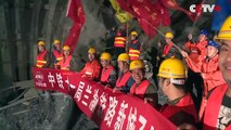 Railway Tunnel with China's Biggest Cross Section Completed in NW China