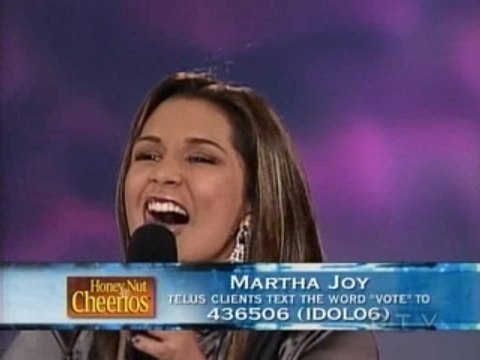 Canadian Idol Martha Joy Top 14 Performance