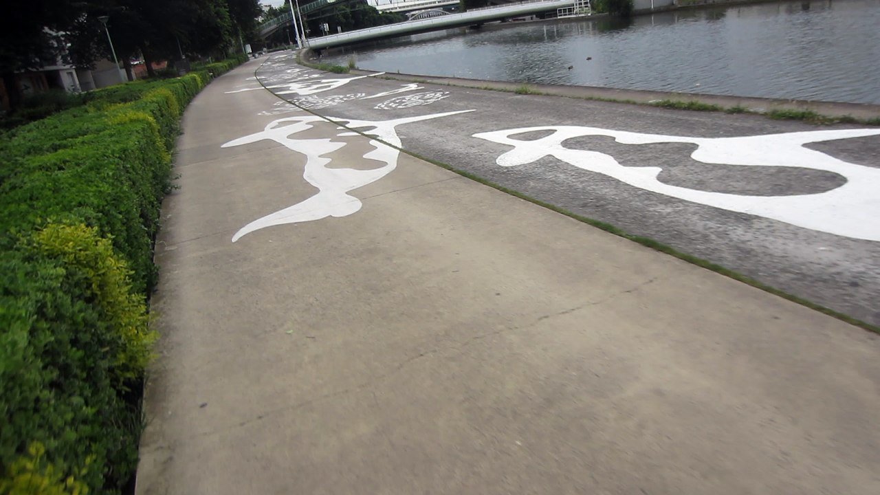 Ambroise et Victor à Street art avenue, Canal St-Denis, Aubervilliers,  juin 2016. Ecosystème marin.