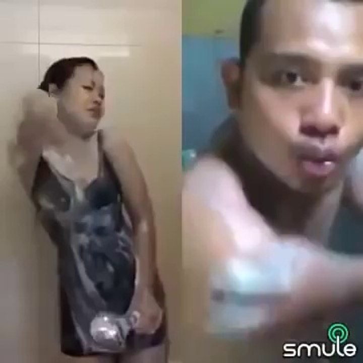 Funny Smule duet sampai segitunya, karaoke di kamar mandi lucu gila!!!