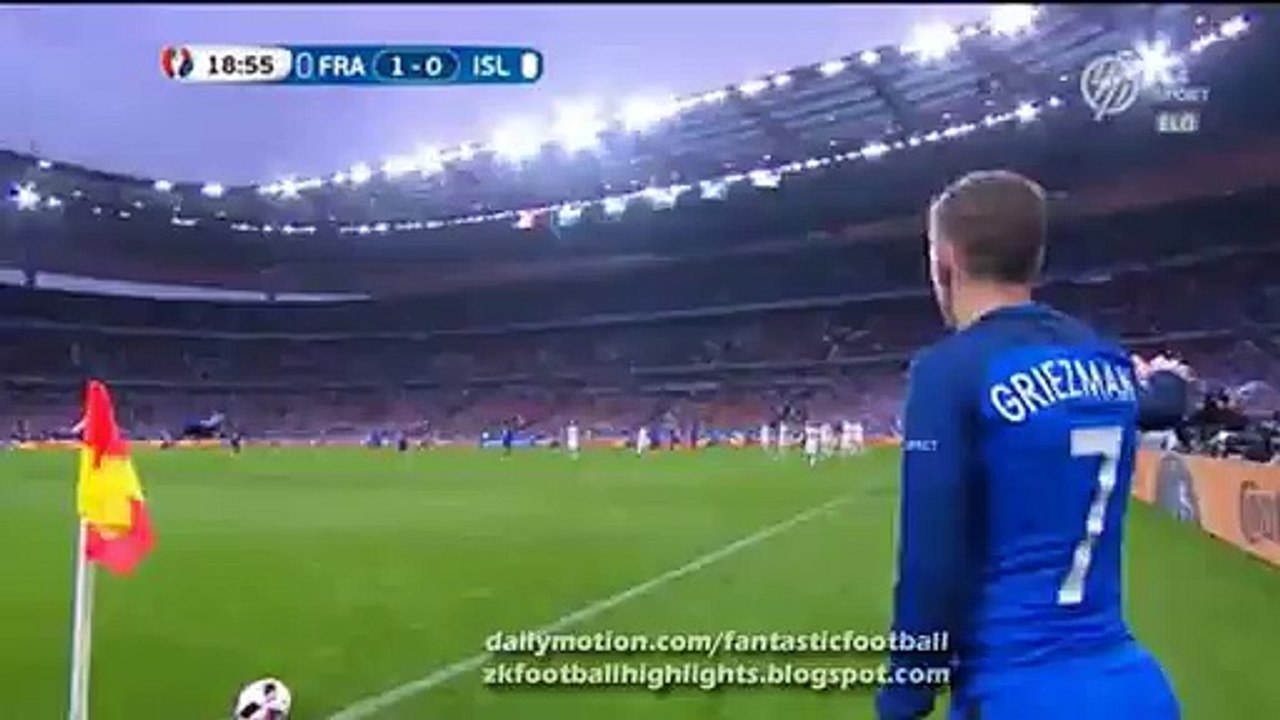 2:0 Paul Pogba Goal | France 2-0 Iceland